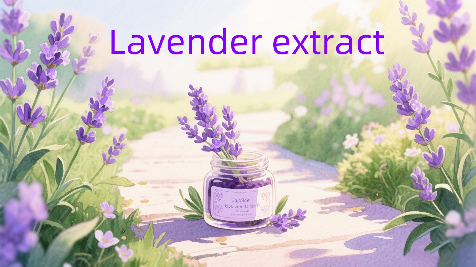Lavender Extract &ndash; Natural Calm and Care
